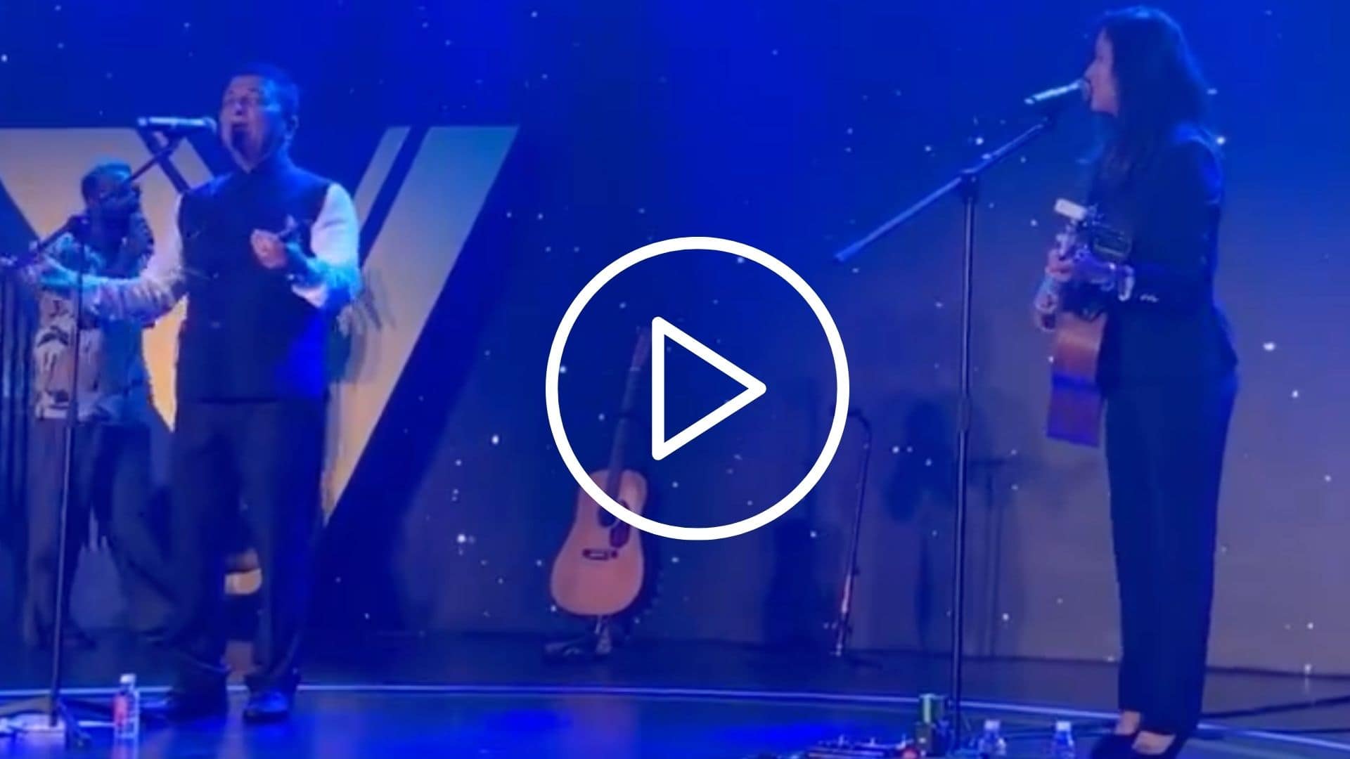 [Watch] 'Kya Hua Tera Wada' - Gavaskar and Jemimah Rodrigues Sing Together At BCCI Awards